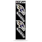 Rico Industries NFL Baltimore Ravens Die Cut 4-Piece The Quad Sticker Sheet