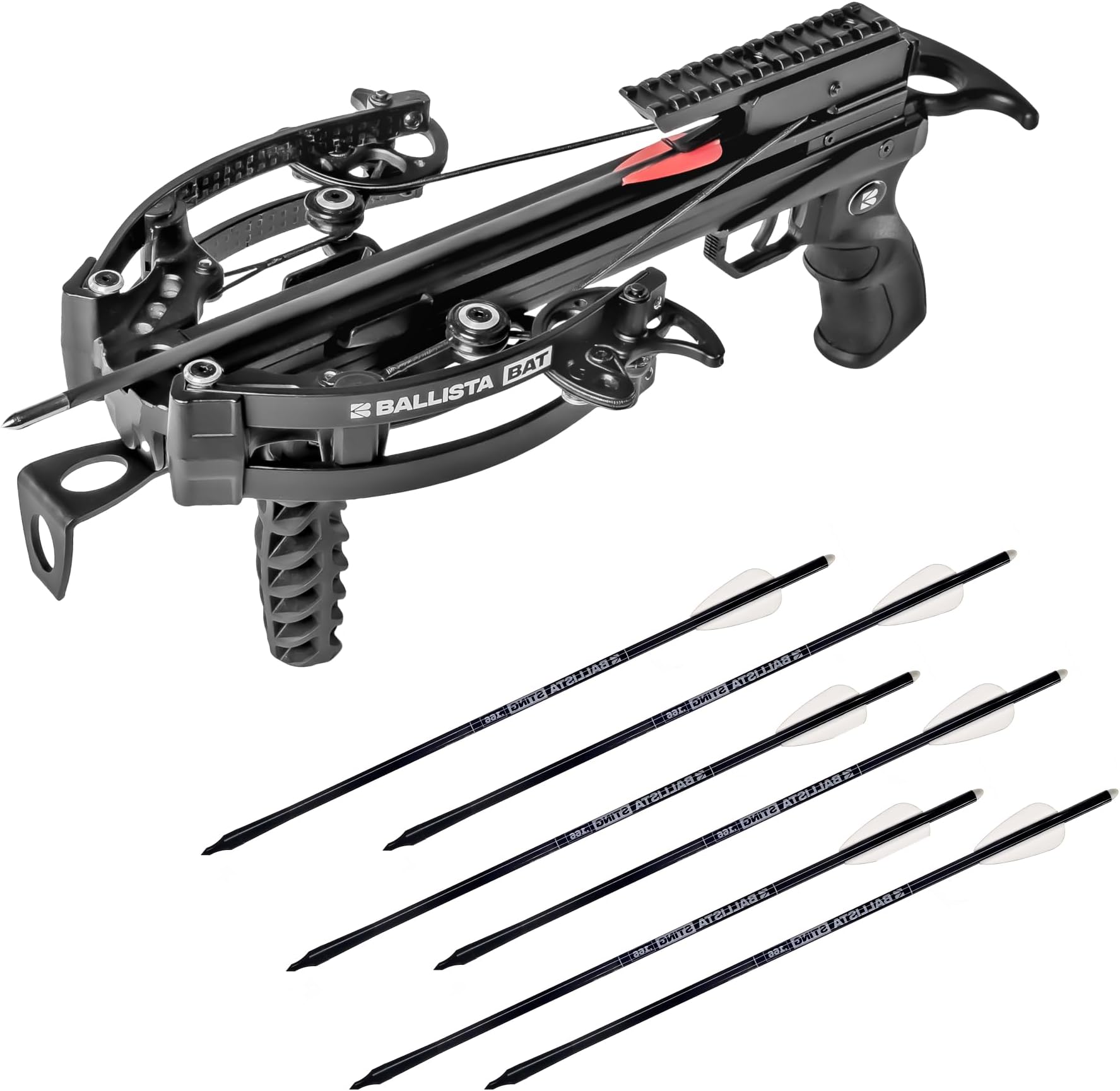 Hunting Bundle: BAT Compound Small Crossbow with Sting Hunting Bolts 13"