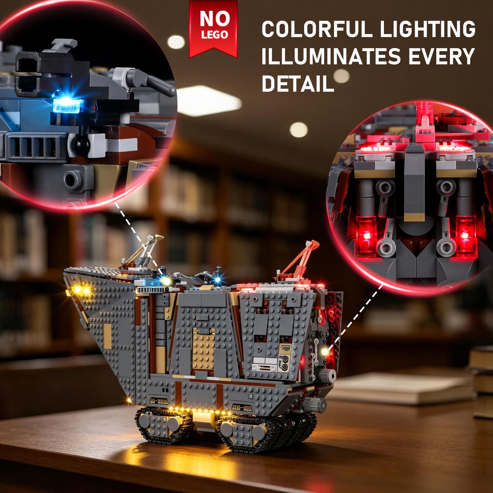 BRIKSMAX Zestaw oświetleniowy LED do Lego 75646 GARP Marine Statek - kompatybilny z Lego One Piece klocki konstrukcyjne - nie zawiera zestawu Lego