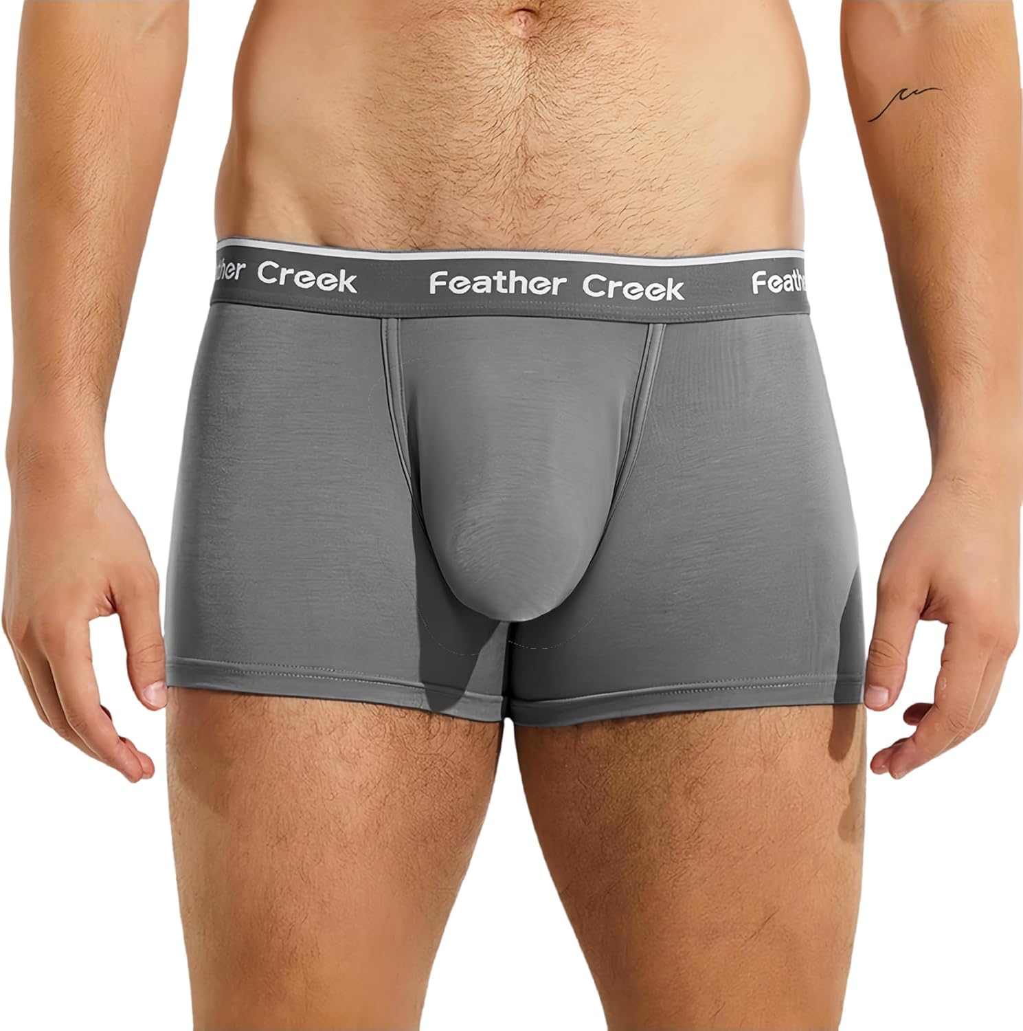 Mens Pouch Underwear Men's Separate Big Pouch Comfy Briefs Comfy Mid-Rise Pouch Bikini Brief Boxer Briefs - Image 2