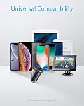 Anker Car Charger, Mini Aluminum Alloy 24W Dual USB Car Charger, PowerDrive 2 Alloy Car Adapter with Blue LED for iPhone12/11/XR/Xs, iPad Pro/Air 2/Mini, Galaxy (Not Compatible with Quick Charge)
