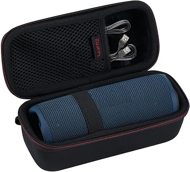 EVA Hard Case for JBLFlip7 /6/5 Waterproof Portable Bluetooth Speaker, Fit for JBL Flip 4 Premium Travel Protecrive Carrying Storage BagBlack