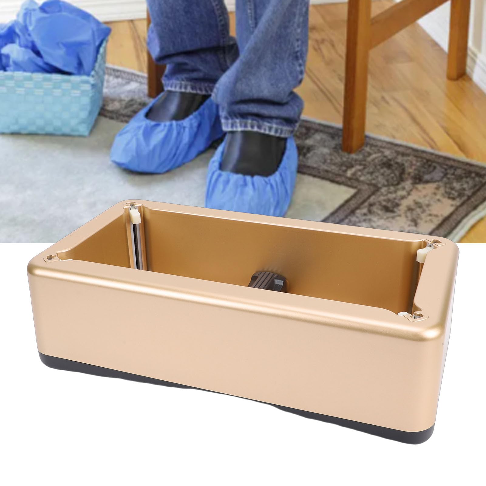 Dispenser Automatico di Copriscarpe, Macchina Portatile per Copriscarpe Usa e Getta per Casa, Negozio, Ufficio, Famiglia (Stile2)