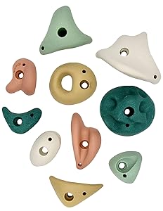 Everett & Avery Co. Premium Rock Climbing Holds (Kids)