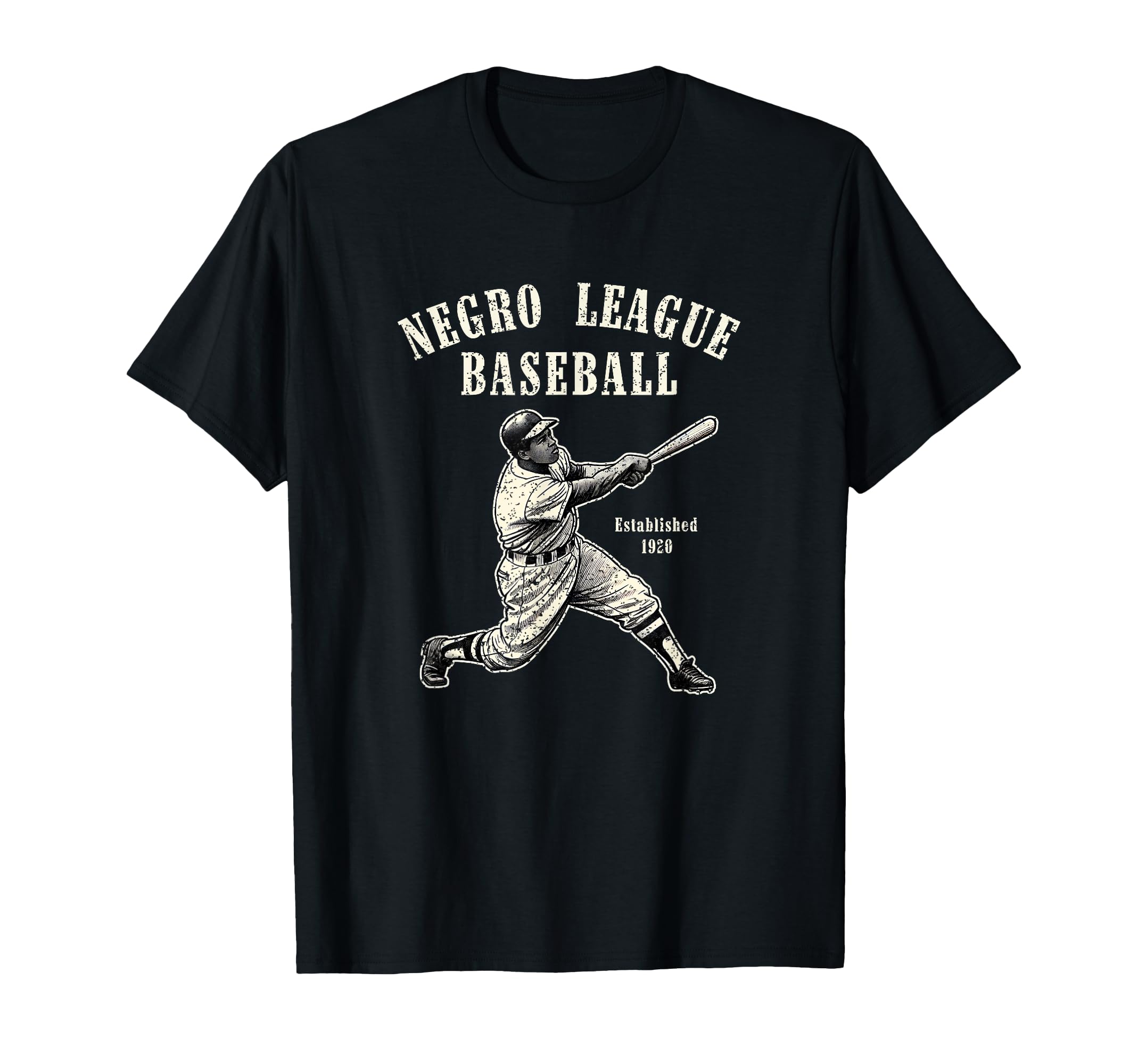 Vintage Negro League Baseball Black History Month T-Shirt