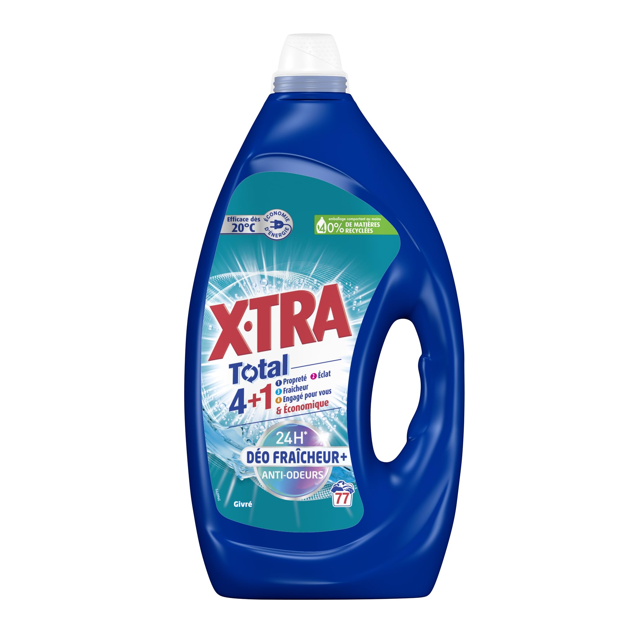 A.I.S.E. Charter Pour Laver Economiquement et Éco-engagé - Lessive Liquide 4 Plus 1 - Fraîcheur, Propreté et Eclat X-Tra