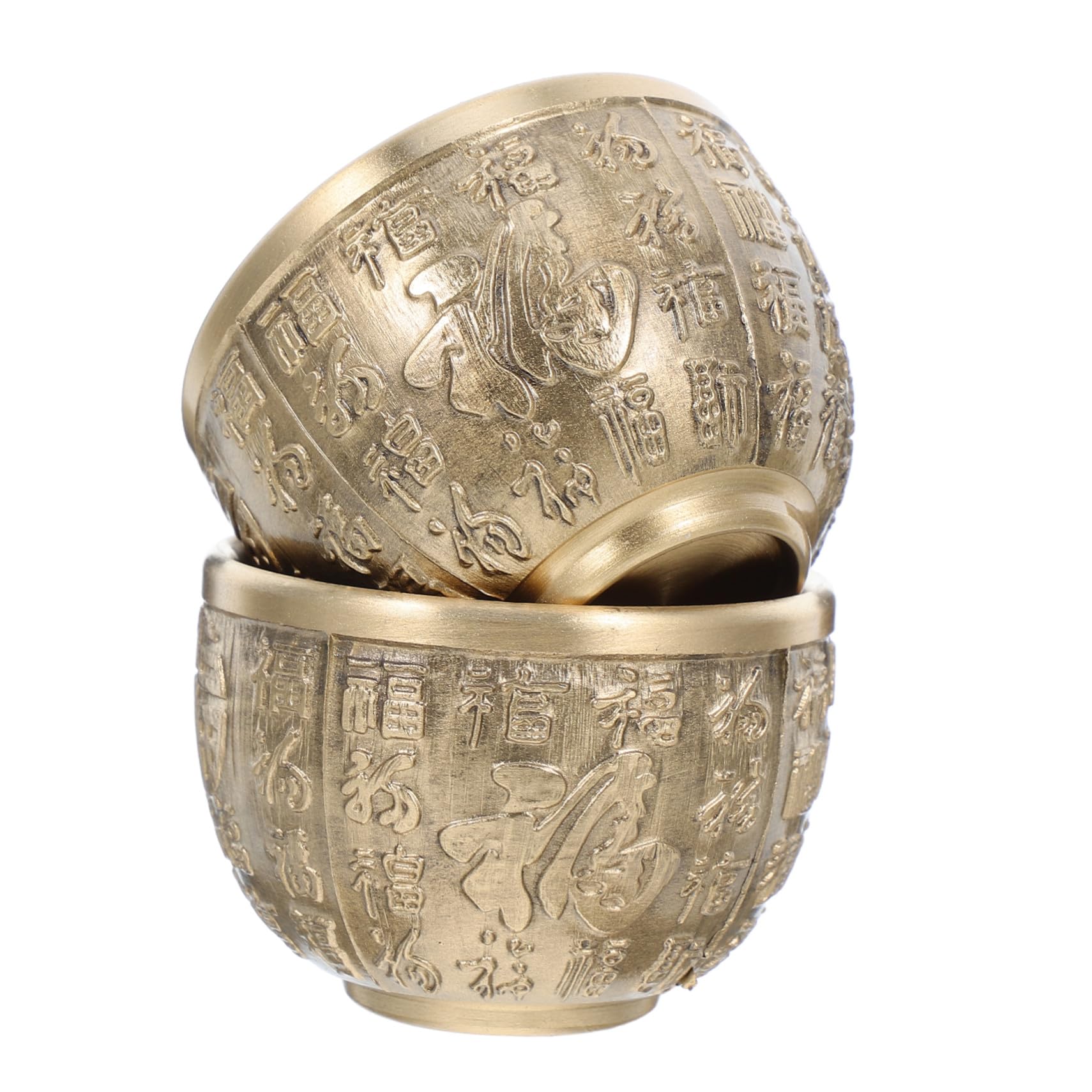 Cuenco fortuna de latón dorado ideal como regalo de inauguración o amuleto para nuevos negocios
