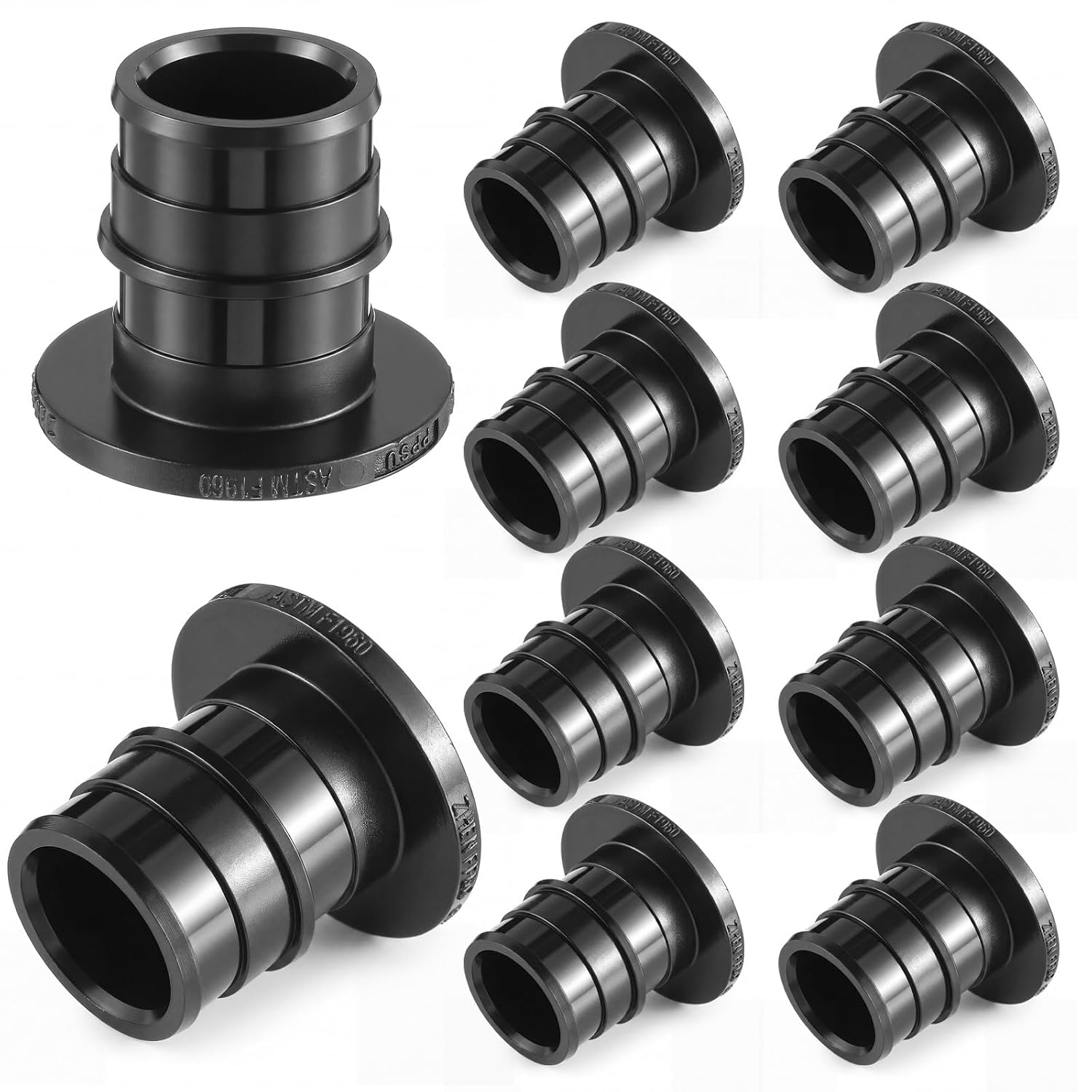 Pangda 20 Pack 3/4" PEX A Expansion Plug, Poly PPSU End Stop Fitting for PEX A Tubing, ASTM F1960 No Lead Pipe End Caps for Potable Water & Irrigation Plumbing Systems