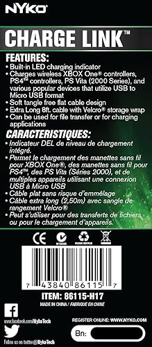 Miniatura 6 de Nyko Charge Link - Micro-USB Controller Charge and Sync Cable for Xbox One