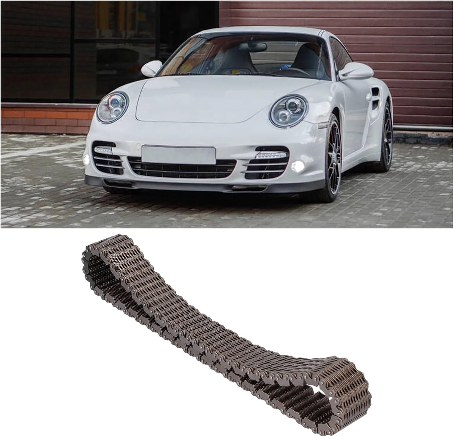 1PC Stainless Steel Transfer Case Chain 2512800800 Replacement Compatible With Mercedes ML GL HV091 HV523