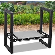 Garden Kneeler and Seat, Foldable Garden Stool 400lbs Heavy Duty, Protects Knees and Back, Ideal for Women, Men, and Seniors Gardeners, Large Size 19"x10.6"x18.5"
