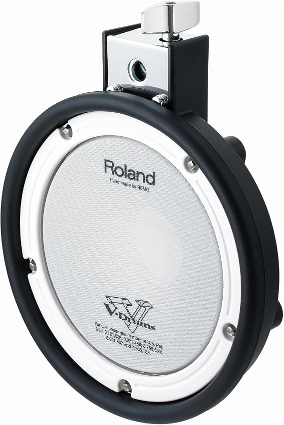 Roland PDX-6 V-Drum Pad Measure Head Pad for Electric Drum 8 Inch + Keepdrum Drumsticks