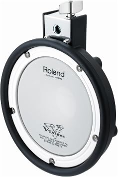 Roland PDX-6 V-Drum Pad Measure Head Pad for Electric Drum 8 Inch + Keepdrum Drumsticks