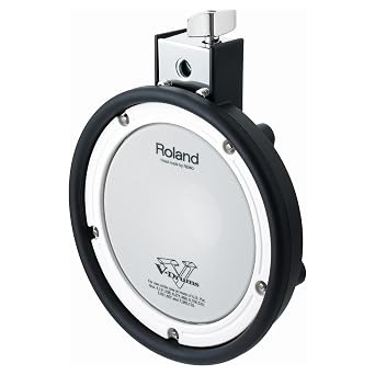 Roland PDX-6 V-Drum Pad Measure Head Pad for Electric Drum 8 Inch + Keepdrum Drumsticks