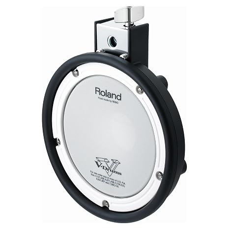 Roland PDX-6 V-Drum Pad Measure Head Pad for Electric Drum 8 Inch + Keepdrum Drumsticks