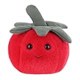 Apricot Lamb Toys Plush Food Plushies Red Fresh Tomato Stuffed Vegetable Soft Cuddly Perfect for Kids