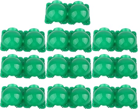 10 Pcs Rooting Boxes, High Pressure Plant Root Growing Boxes, Plant Rooting Ball Rooting Controller, Reusable for Various Plants Asexual Reproduction, Green