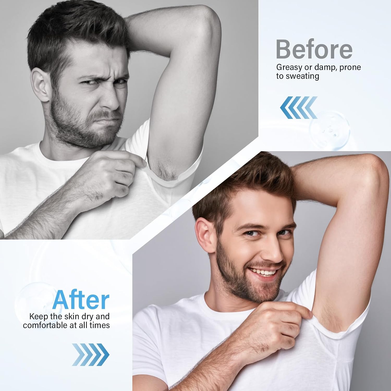 Face Sweat Blocker, Long-Lasting Face Antiperspirant, Sweat Absorbing Lotion, Oily Skin Control,Suitable for Men & Women, 60ml - Image 7