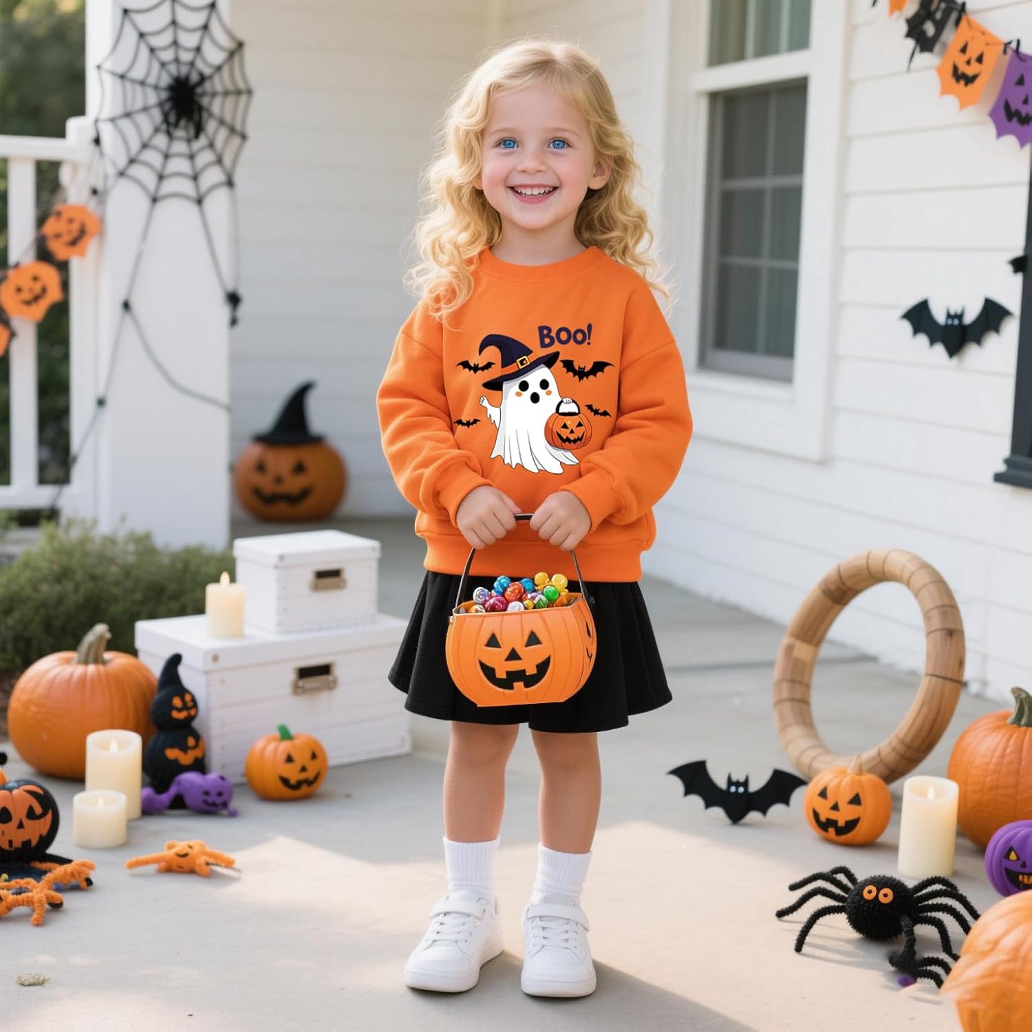 Kids Christmas Ugly Sweatshirt Boys Girls Funny 3D Graphic Xmas Pullover Long Sleeve Jumper Shirts Size 3-14T - Image 3