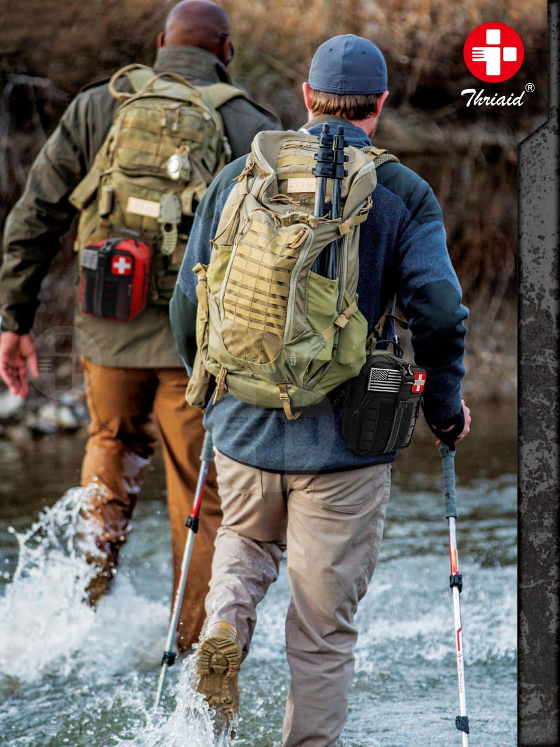 Imagem traseira do kit em um ambiente natural. Imagem traseira do kit em um ambiente natural.