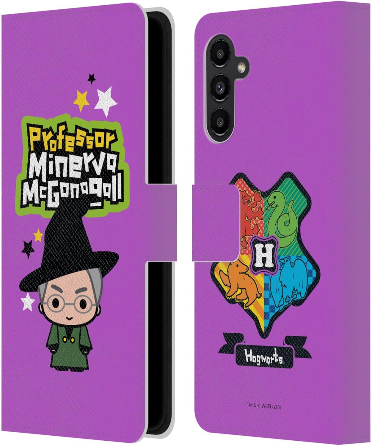 Head Case Designs Officially Licensed Harry Potter Professor Mcgonagall Deathly Hallows XXVIII Leather Wallet Case Compatible with Samsung Galaxy A13 5G (2021)