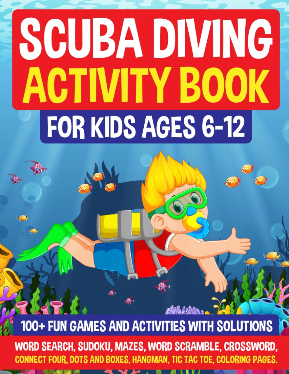 Scuba Diving Activity Book for Kids