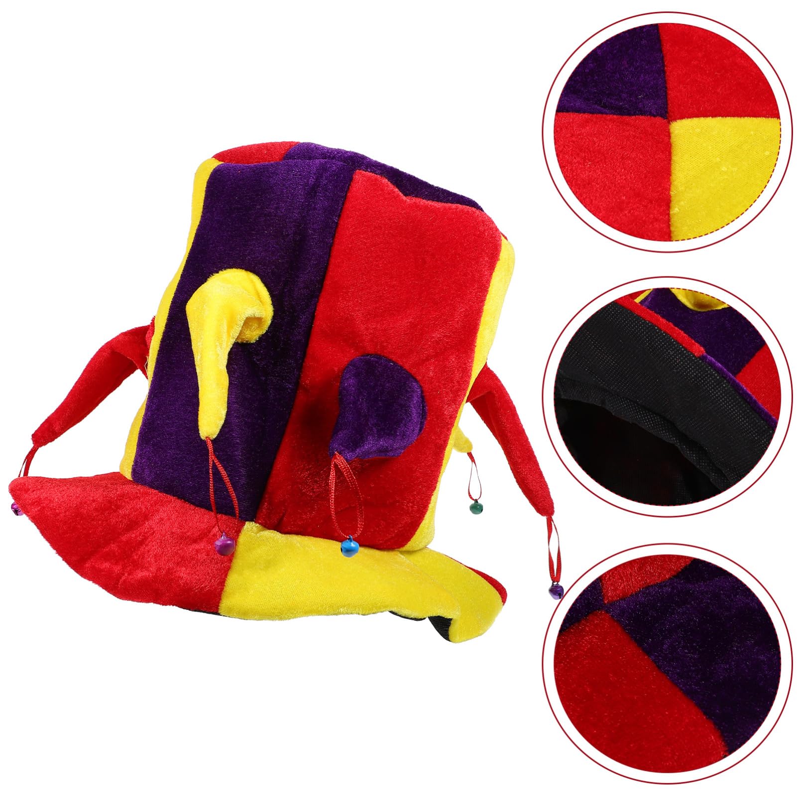 BESTYASH Sombrero De Copa De Campana Poligonal Sombrero De Poligonal Sombrero De Divertido Sombrero De Clásico Sombrero De Cosplay De Halloween Para Mujer Sombreros De