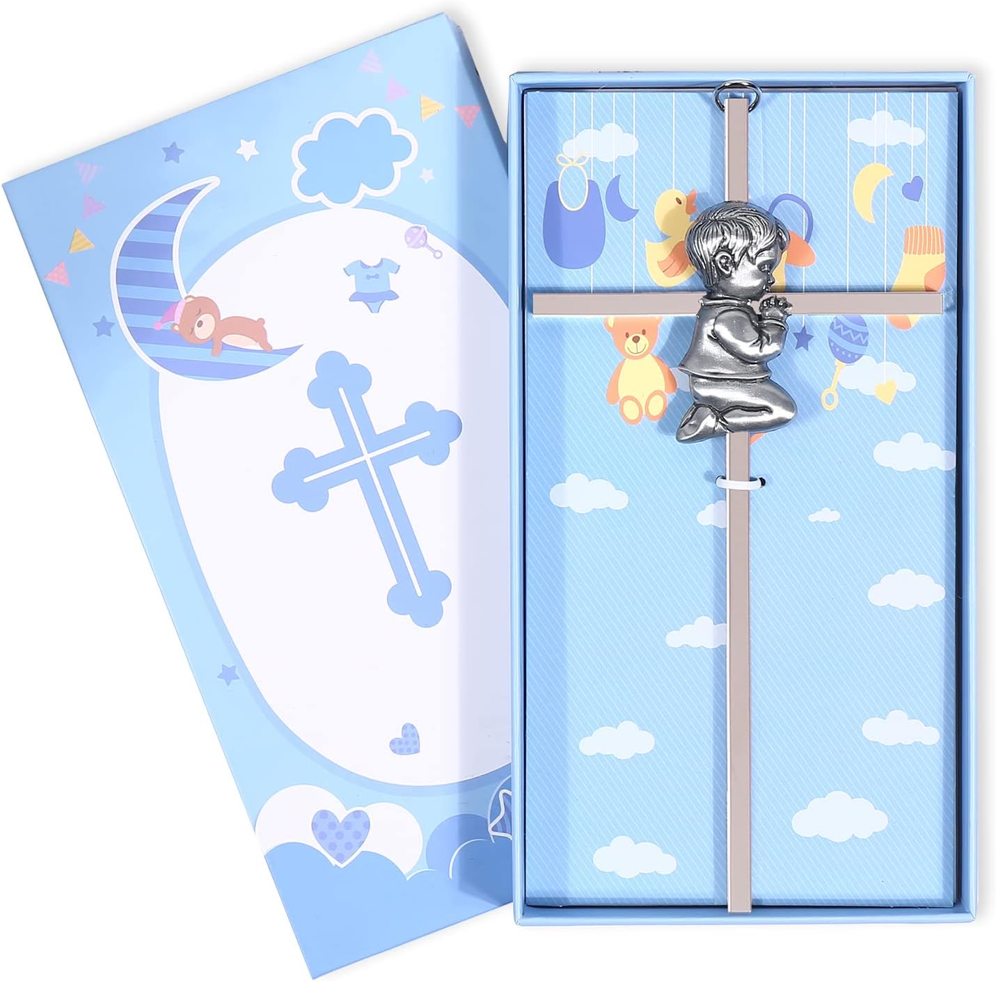 Купить Домашний декор TRULIVA Baptism Cross for Baby Boy Silver
