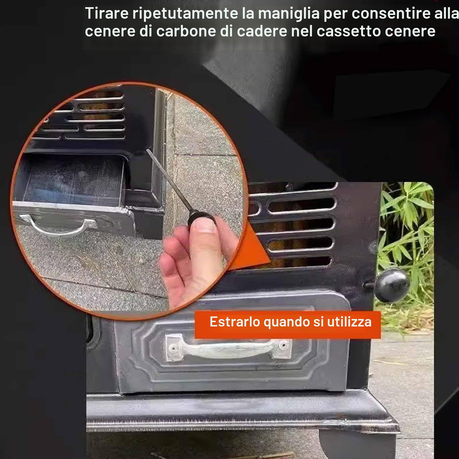 Stufa a legna con forno a riscaldamento rapido gassificazione combustione saldatura completa senza fumo per riscaldamento domestico interno e cottura