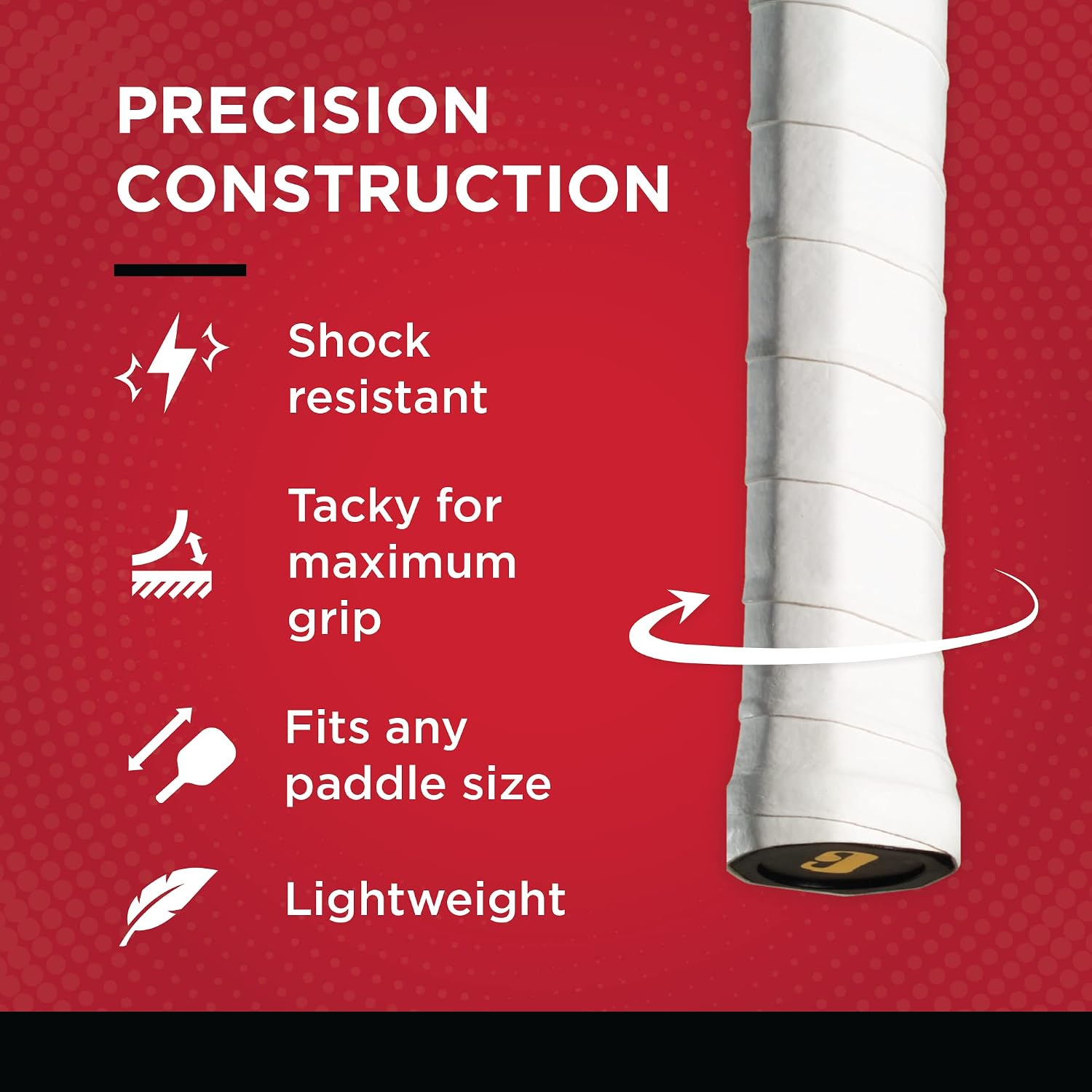 Gamma Sports Supreme Overgrip for Tennis, Pickleball, Squash, Badminton, and Racquetball Racquets, Multiple Pack Sizes and Colors