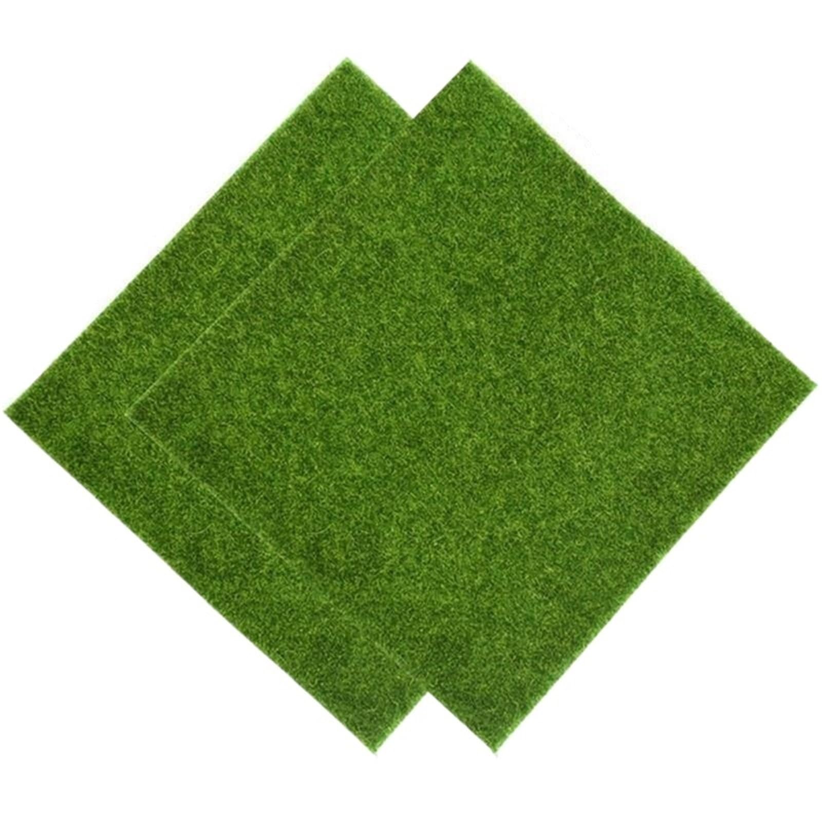 Gazon synthétique 10 pcs 30x30cm pour décoration de cour
