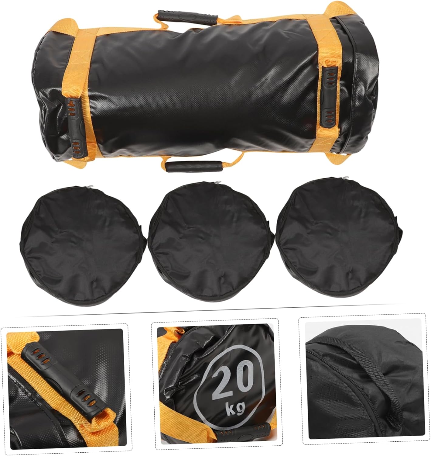 20kg Workout Weight Bag for Men Weight Lifting Bag Portable Fitness Tool for Home Gym Durable Design for Various Exercises