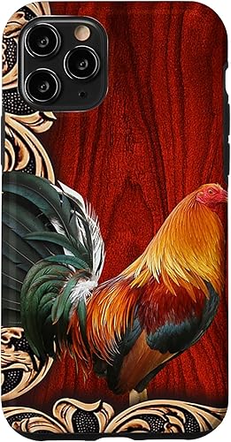 Vista 76 de Funda para iPhone 13 Pro Max Rooster wood - ROOSTER-PC