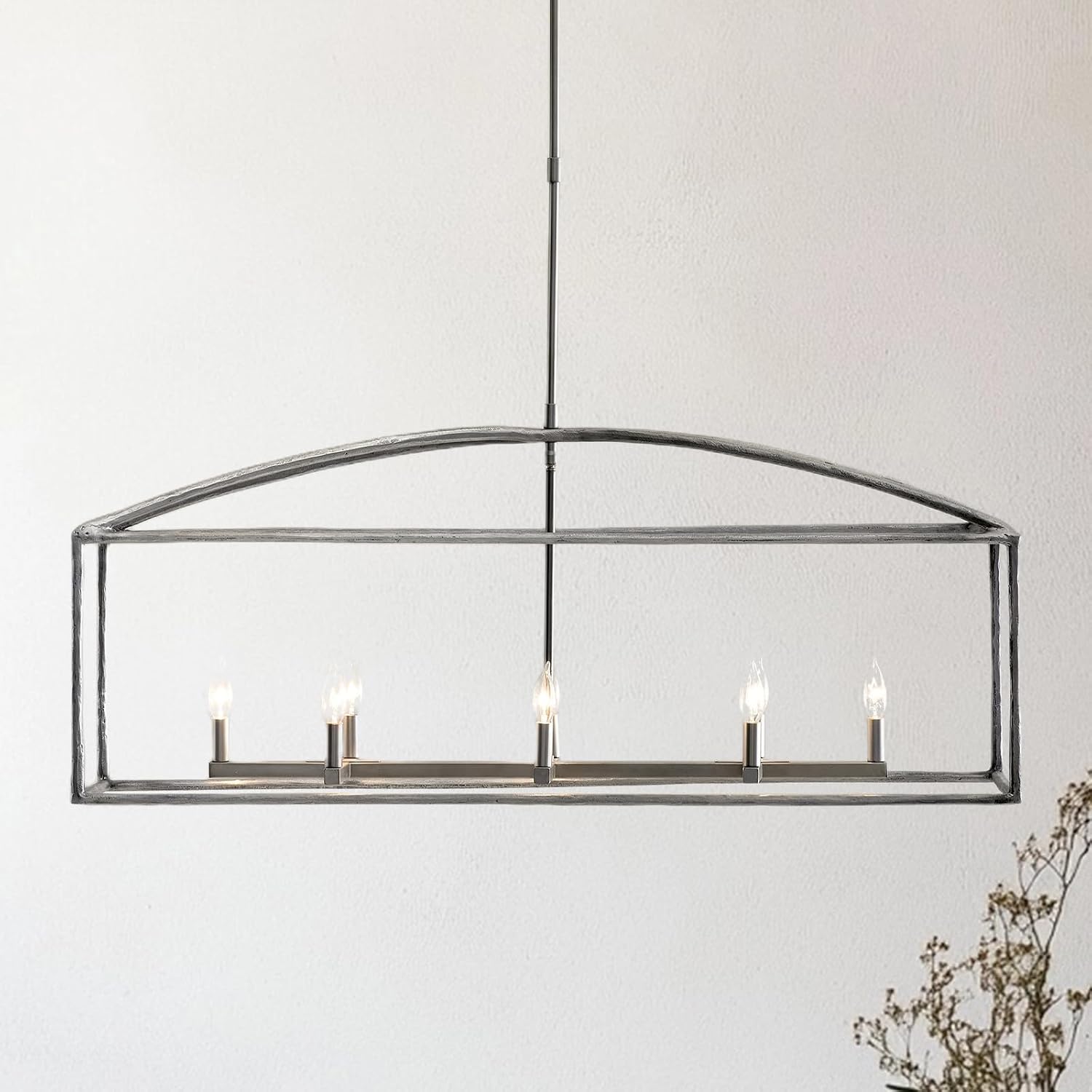 Fallon Forged Iron Linear Chandelier