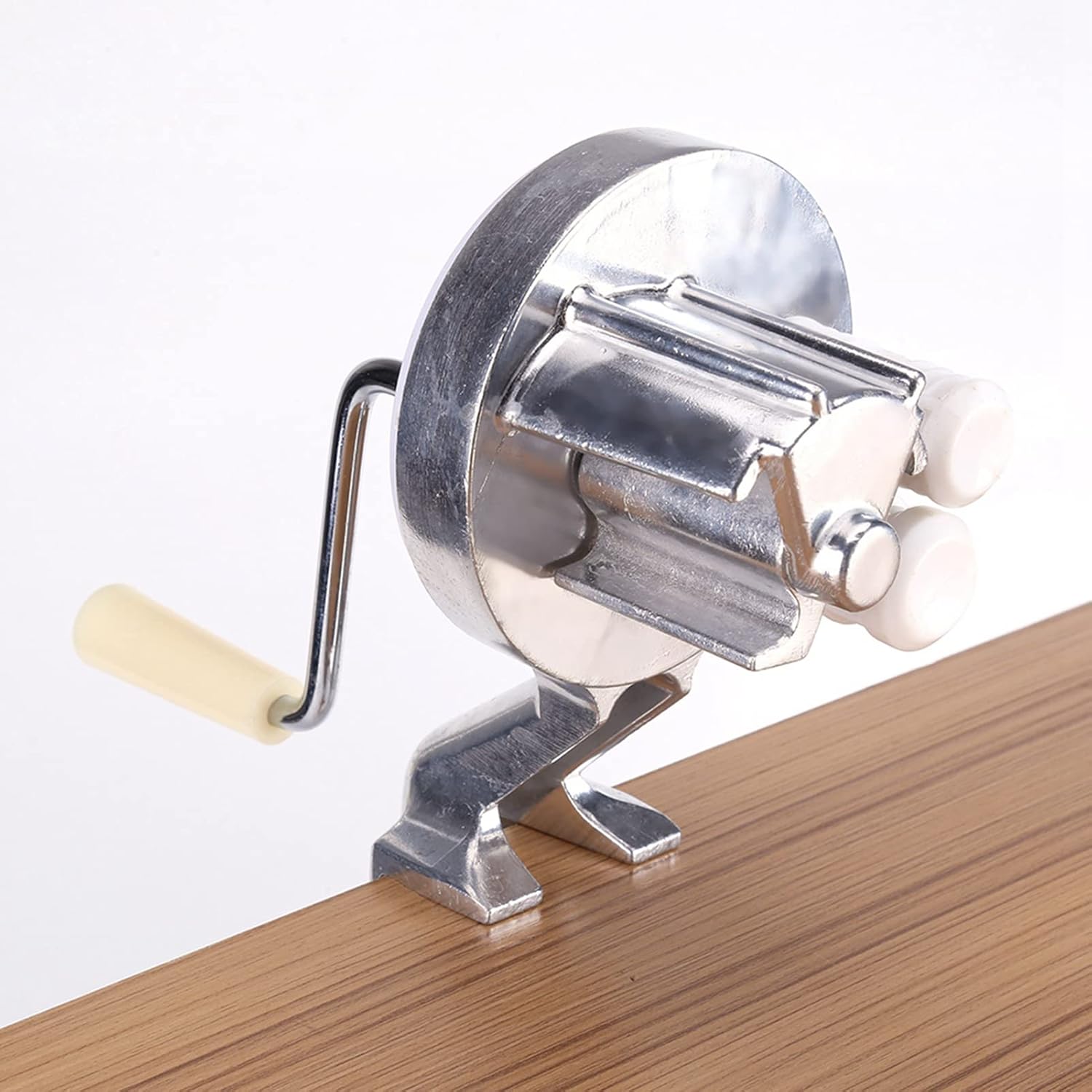 Aluminium Alloy Noodle Press Machine, Manual Noodle Making Machine, Hand Operated Pasta Maker with Adjustable Clamp for Home Kitchen, Food Equipment