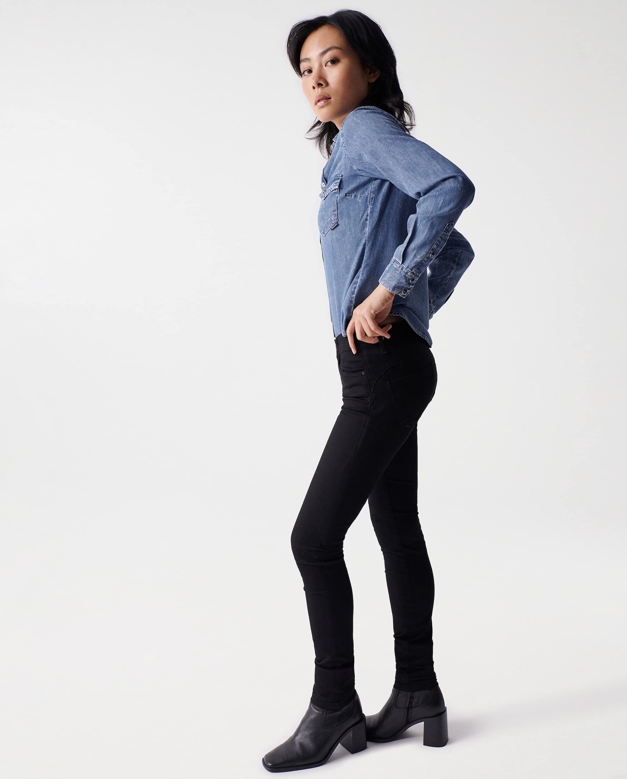 Salsa Vaqueros Wonder Push UP Skinny True Black