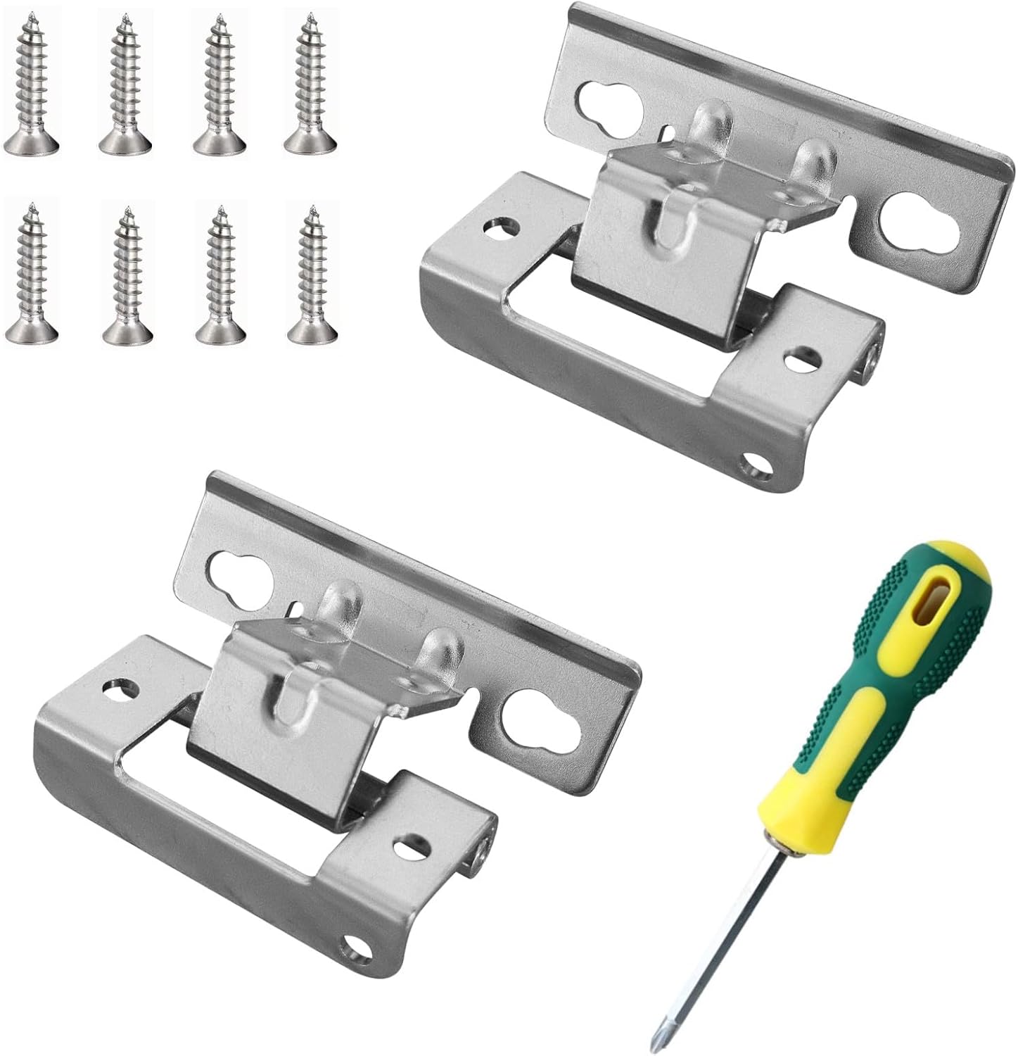 【Galvanized Ultra Durable】 2-Pcs WE01X25317 OEM Genuine Dryer Door Hinges with Installation Tools AP6032615 PS11763047 EAP11763047 4466992