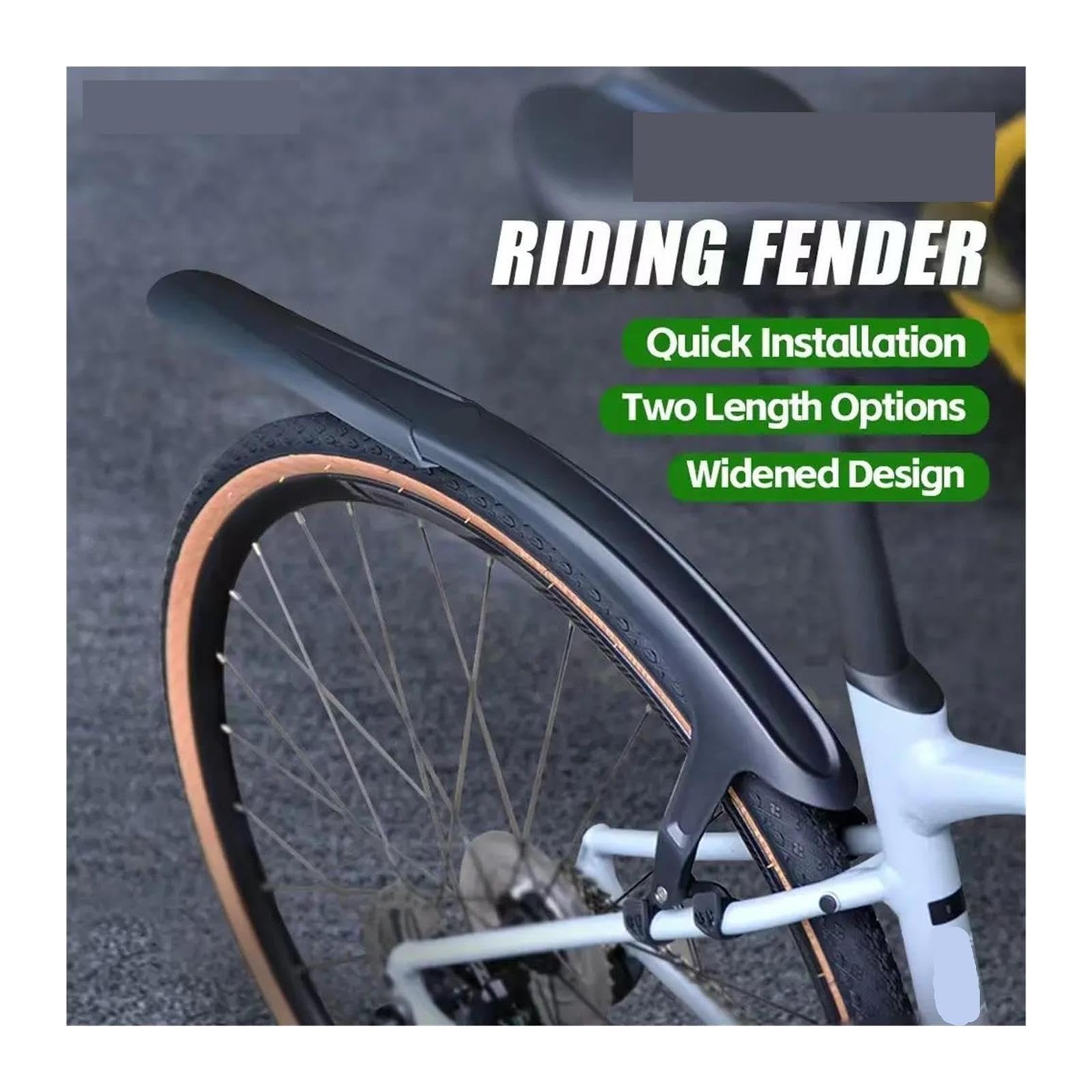 Garde-boue de vélo gravier route garde-boue à dégagement rapide PP 700C