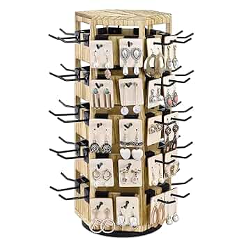 Amazon.com: Ikee Design Free Assemble Wood Hexagon Rotating