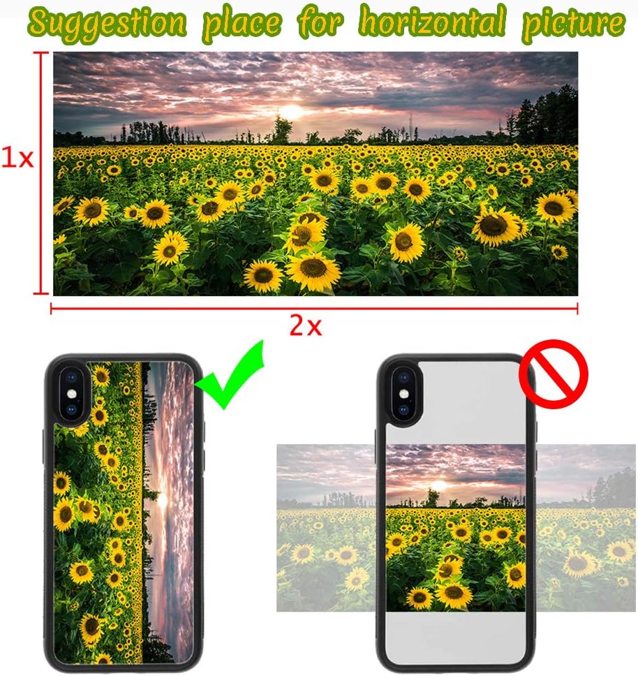 ANG Custom iPhone 7P,8P Case TPU Shock Absorbing Personalized Photo Phone case for iPhone7 Plus &8 Plus - Design Your Own iPhone Case(iPhone 7P/8P Black)