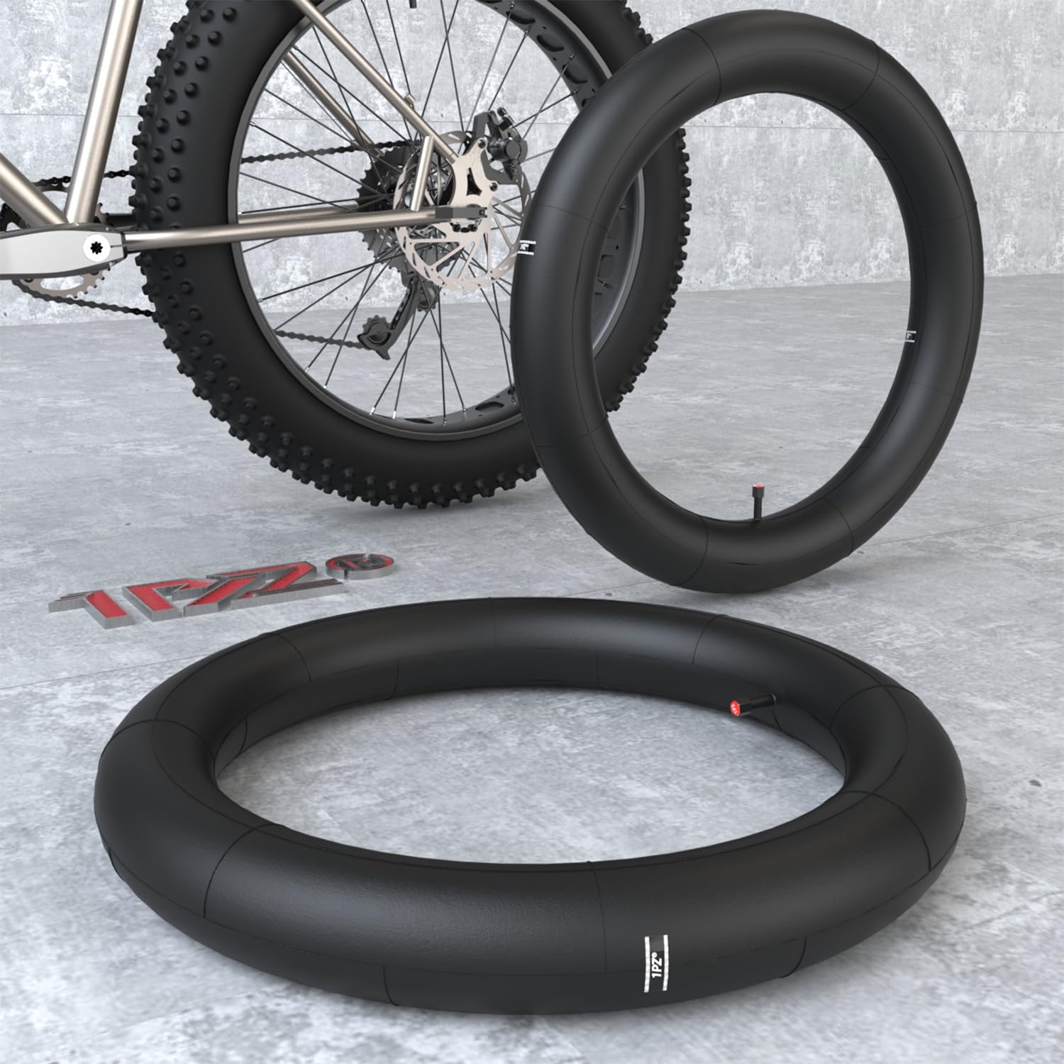 1PZ F3E-2X4 2 Camere D'Aria Per Bici Elettrica 20x4 Pollici – Con Valvola Schrader 32mm