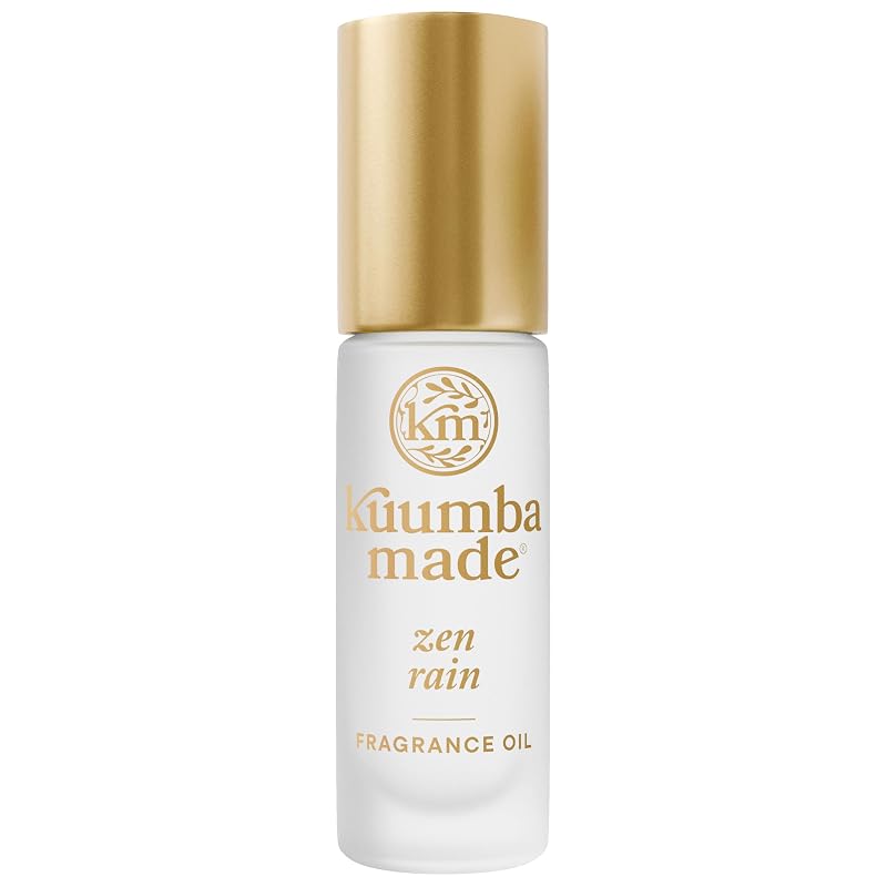 Óleo perfumado roll-on Zen Rain Kuumba Made, sem álcool, 4,5 mL
