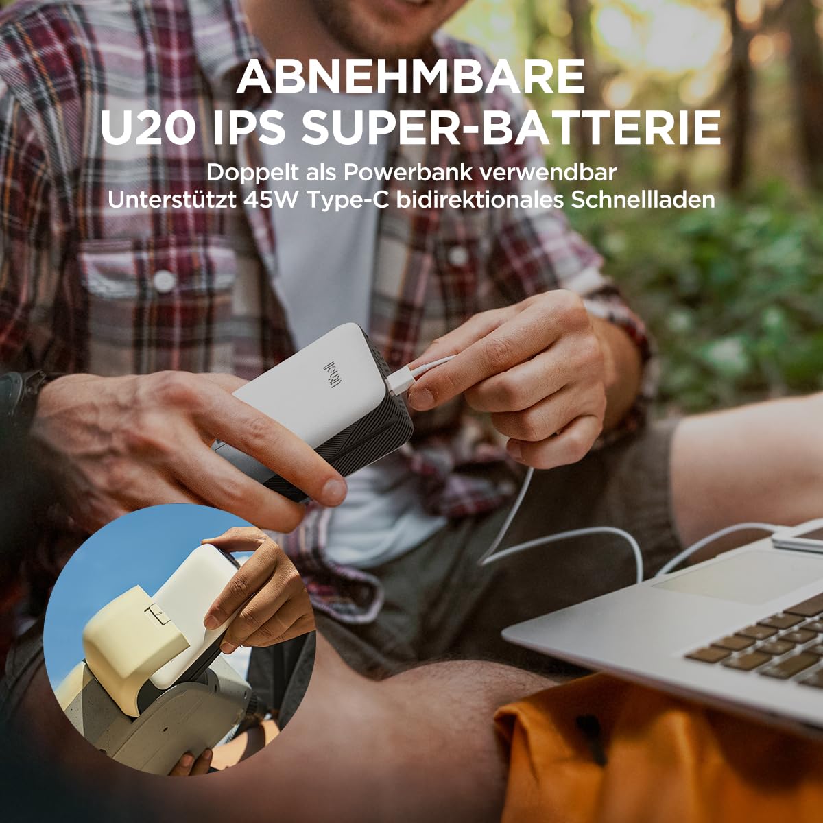 Litheli Elektrisch SUP Pumpe, 20PSI, mit 12500mAh Akku, Wiederaufladbar, Intelligente Inflation/Deflation, Automatische Abschaltung, Stand Up Paddle Pumpe Kompressor für SUP