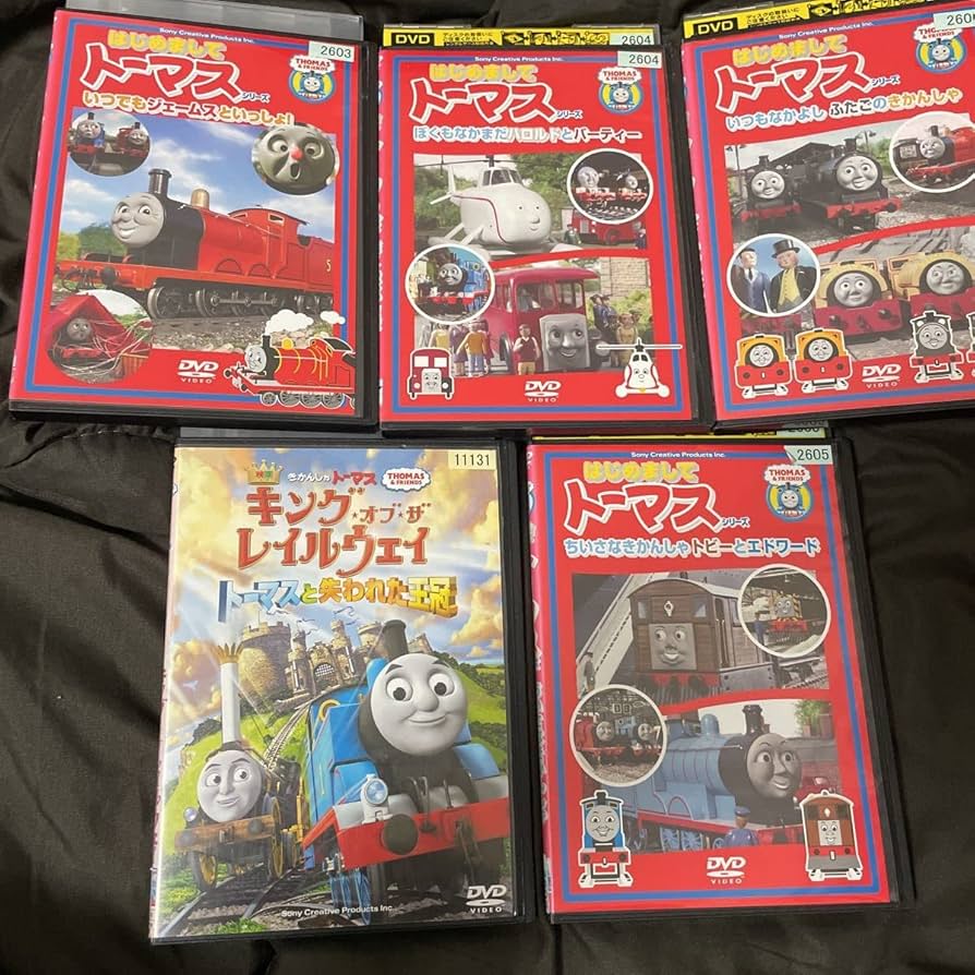 Amazon.co.jp: きかんしゃトーマスDVD5本セット ケースなし