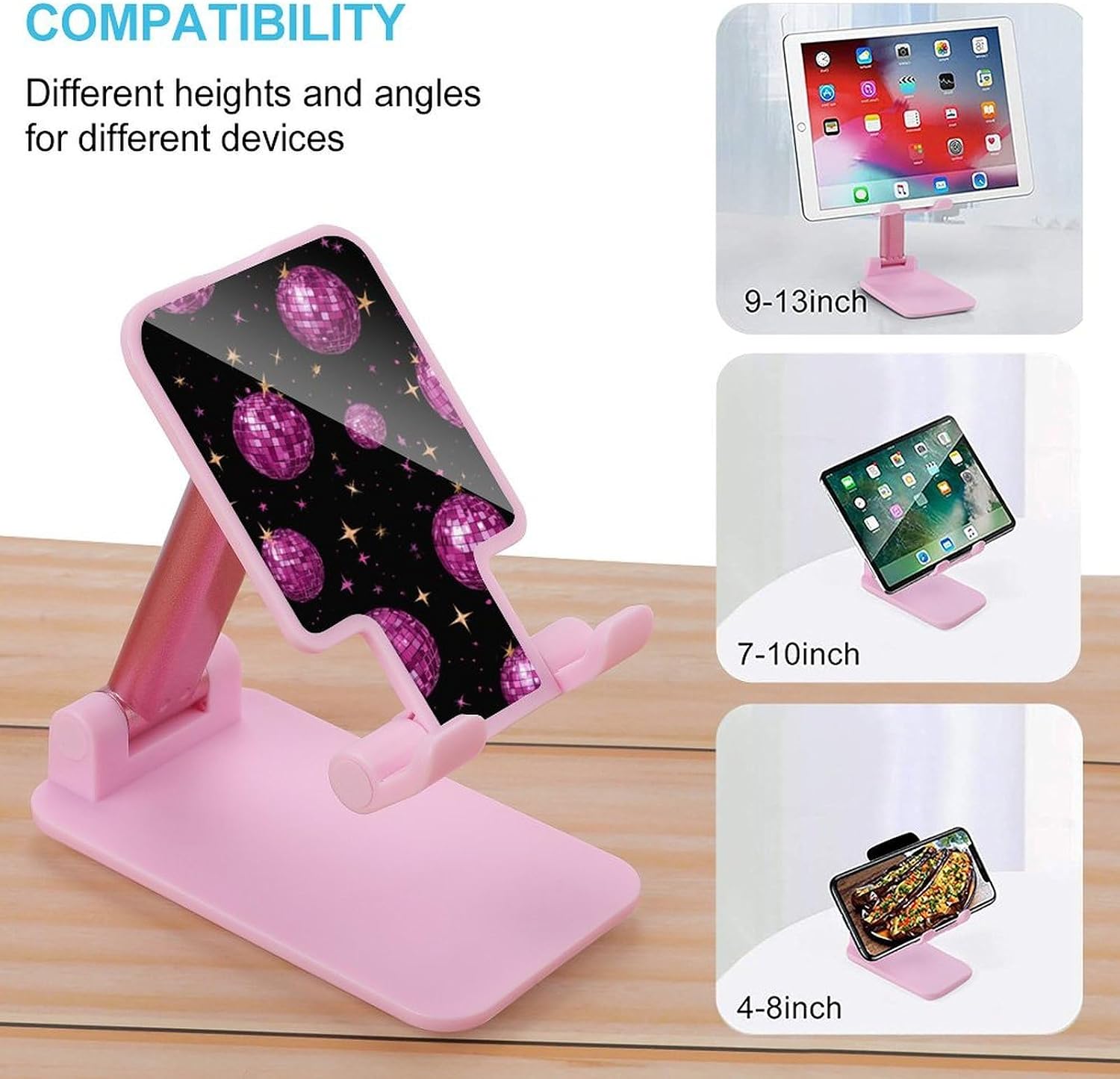 Disco Ball Novelty Cell Phone Stand Lightweight Phones Holder image 3