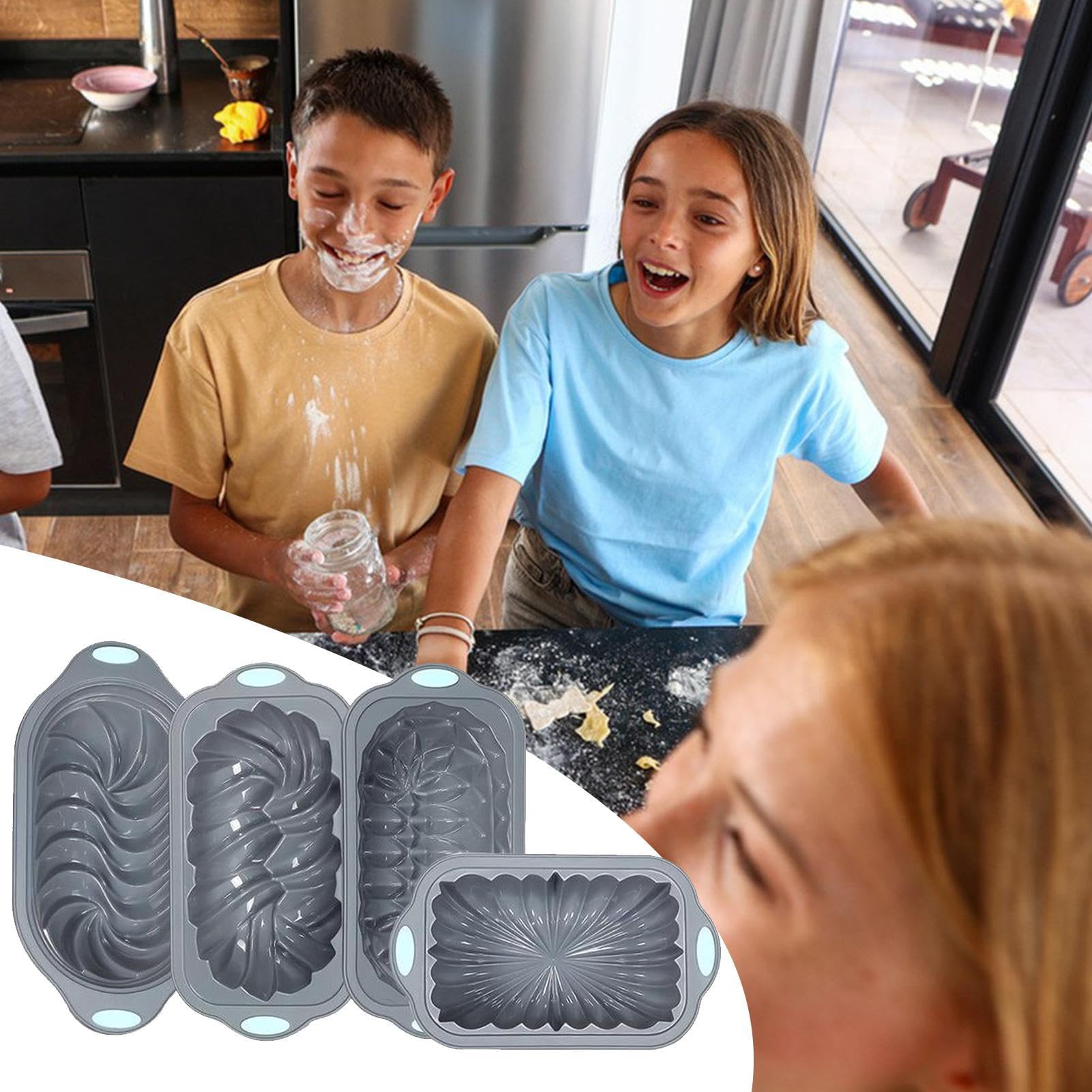 Molde Para Pan De Silicona Resistente Al Calor Apto Microondas Y Horno