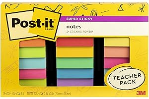 Post it Notes Limited Edition Super Sticky Color Collection