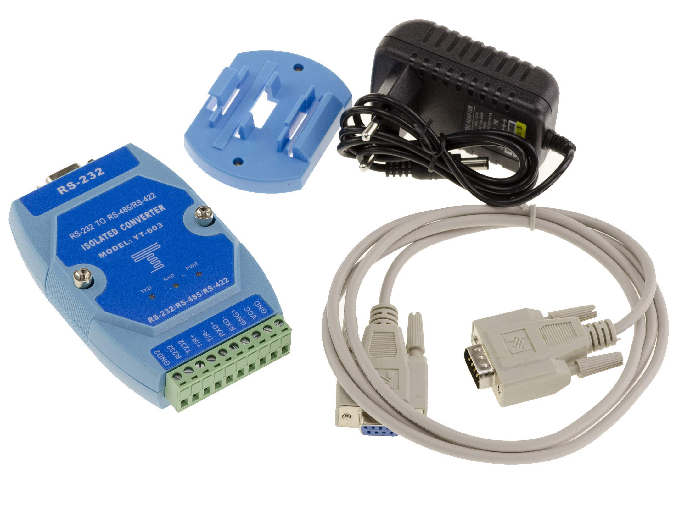 KALEA-INFORMATIQUE Convertitore da RS232 a RS422 RS485 con isolamento fotoelettrico. Convertitore dati fotoelettrico RS-232 RS-422 RS-485