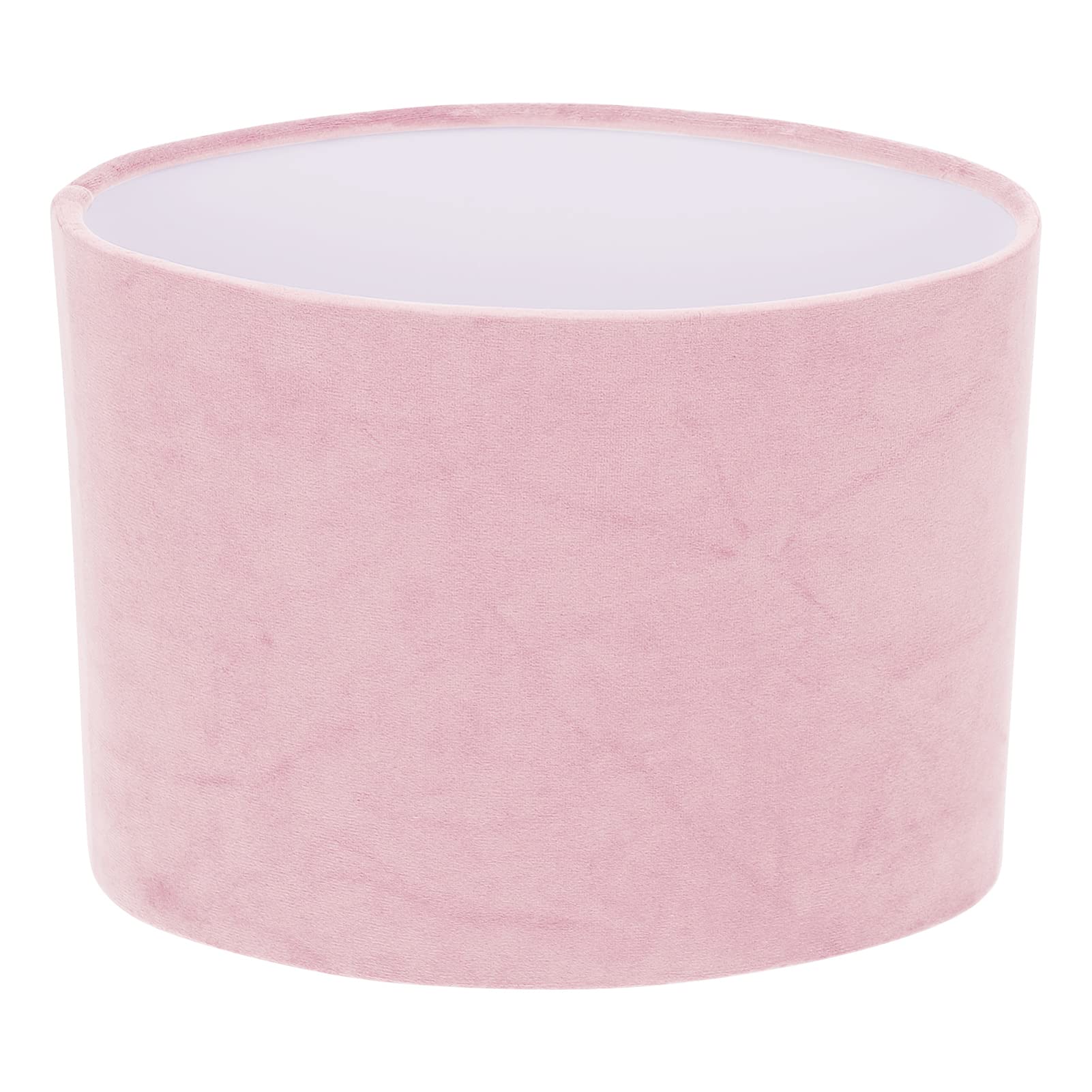 Minkissy Cloth Drum Lampshade Lampshade Drum Chandelier Lampshade Cloth Lampshade for Table Lamp Floor Light White Desk