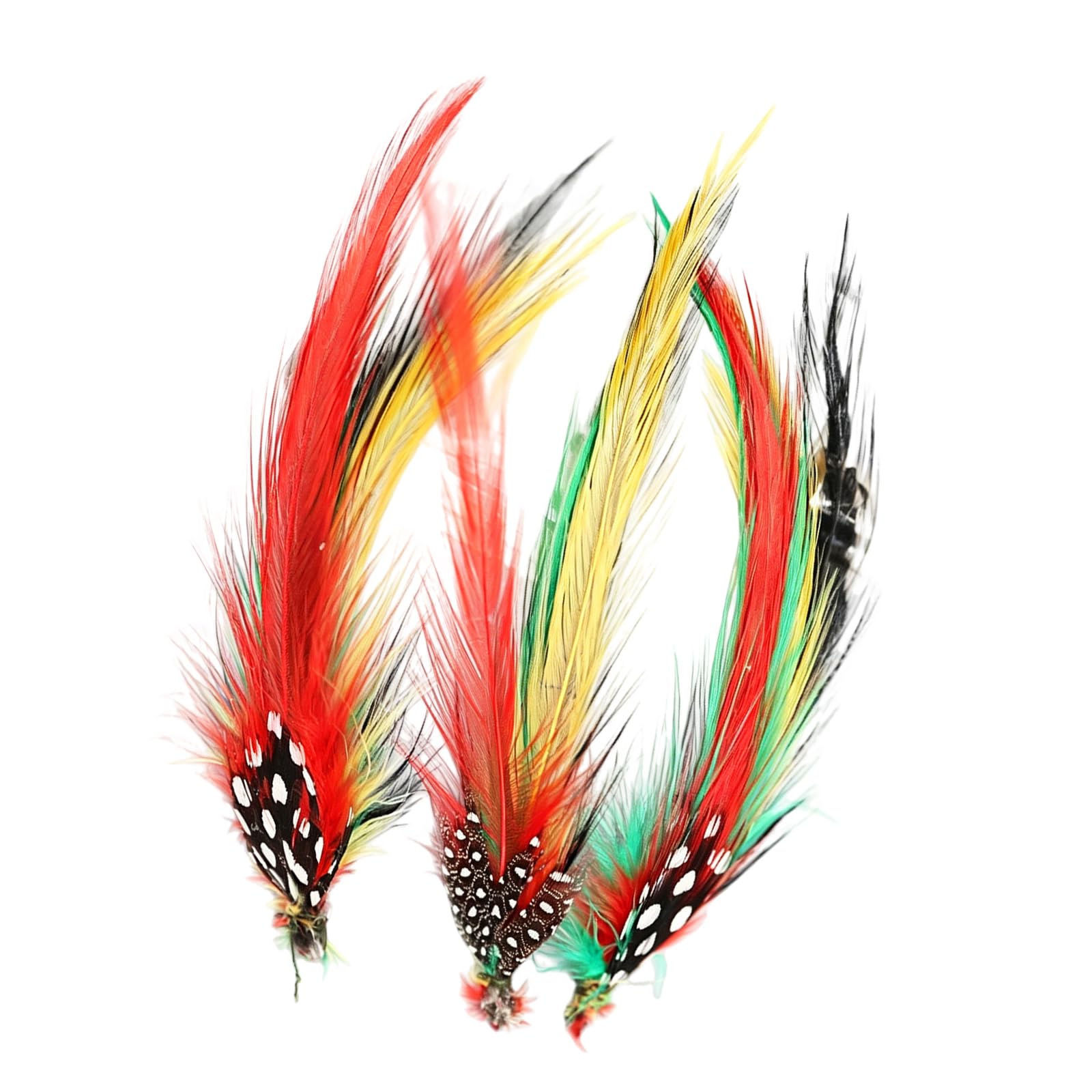 Laikoutd 10Pieces Natural Colorful Plumage for Bouquets and Costume Decorations Craft Supplies